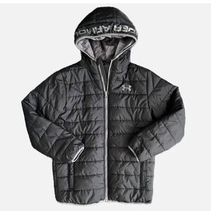Under Armour Black Jacket-boys size L